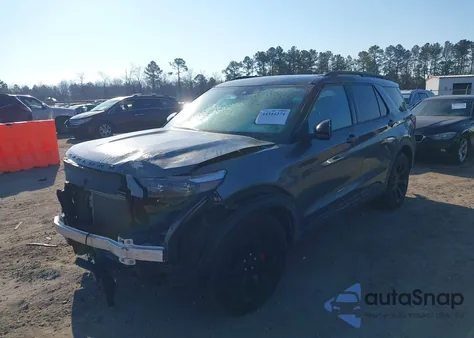 2022 Ford Explorer St из США, поврежденный, VIN 1FM5K8GC3NGC51278